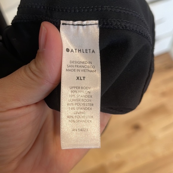 Athleta Black Halter A-Line Midi Dress - Picture 9 of 10